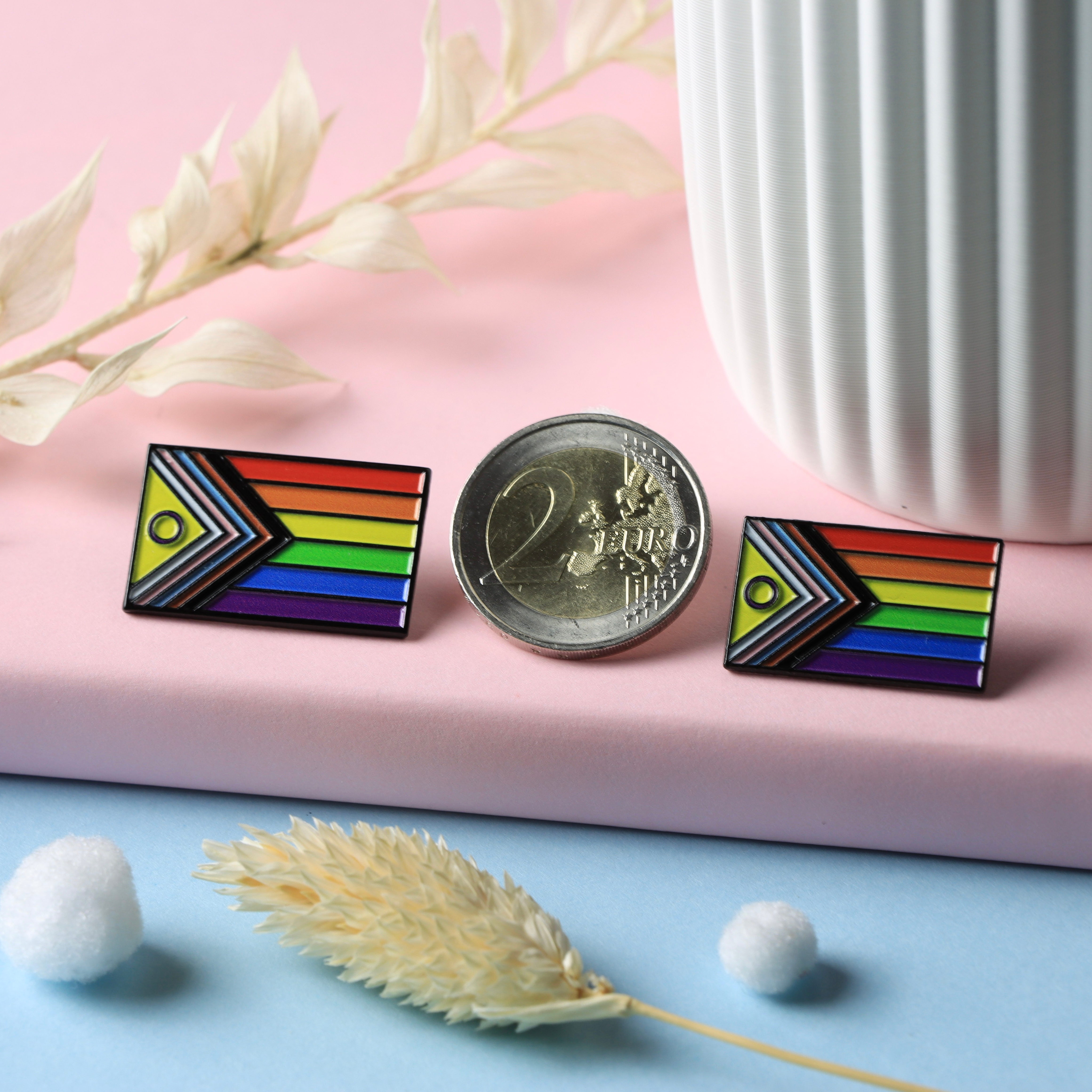 Pride Progress (intersex) Pin