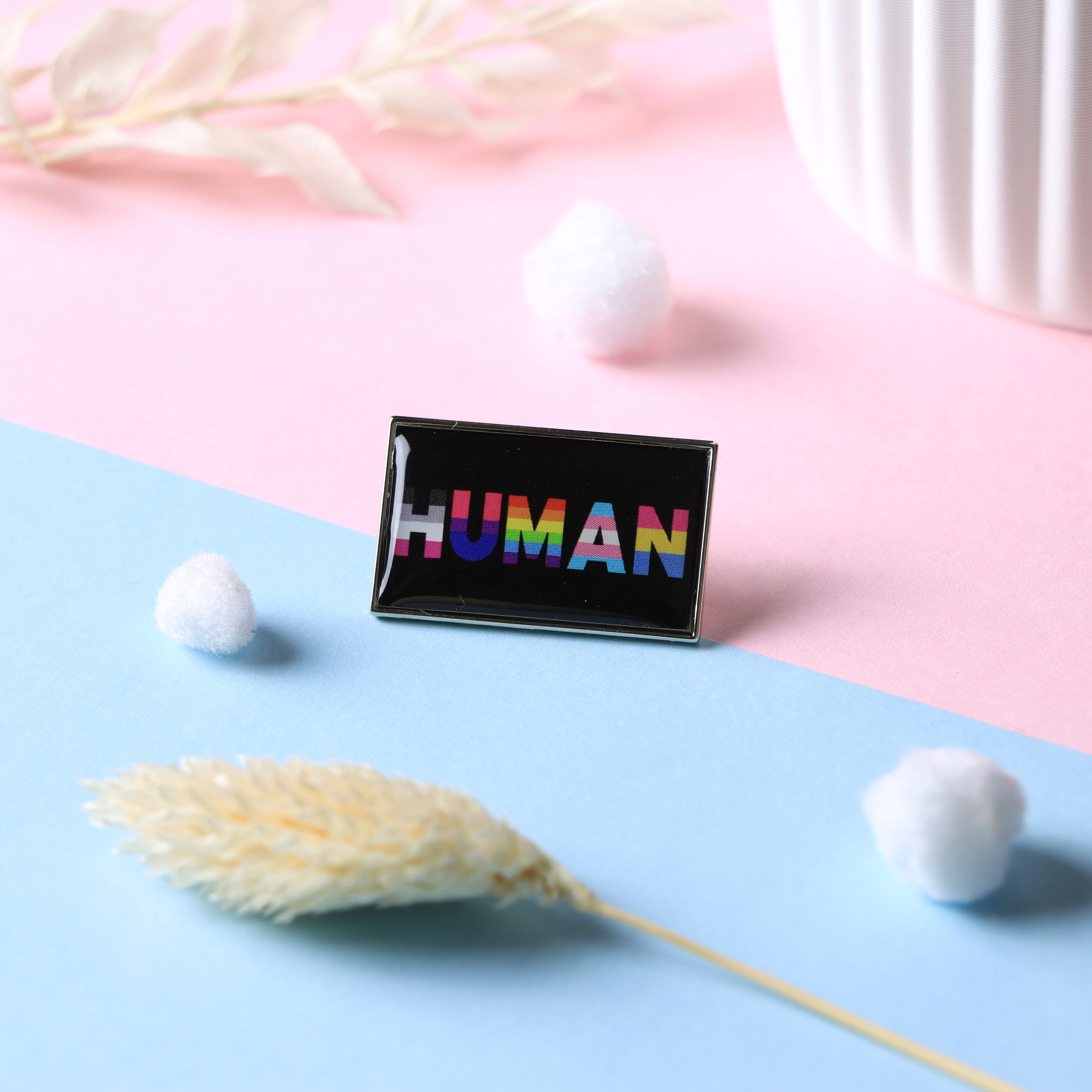 "Human" Pin